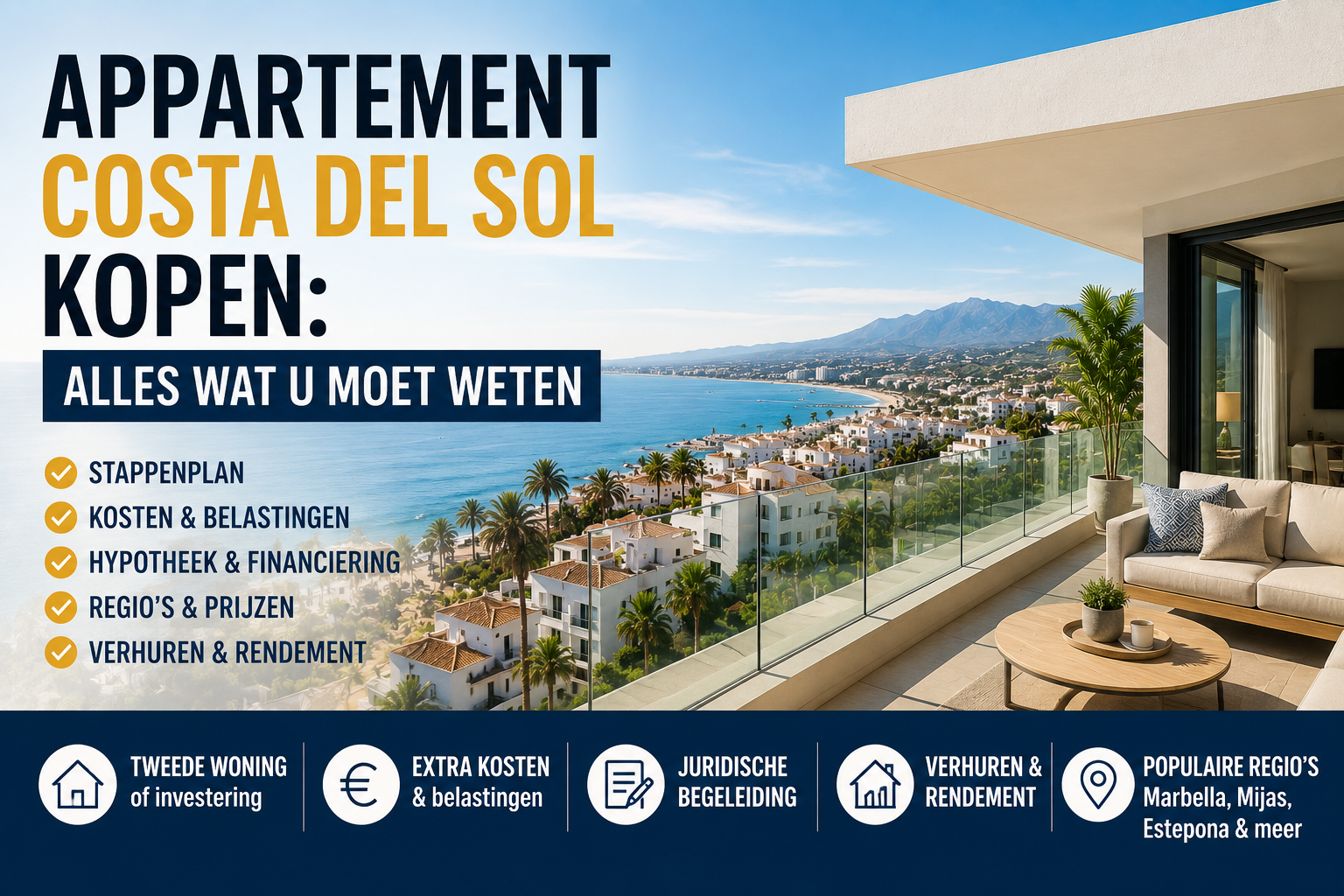 Appartement Costa del Sol kopen: alles wat u moet weten