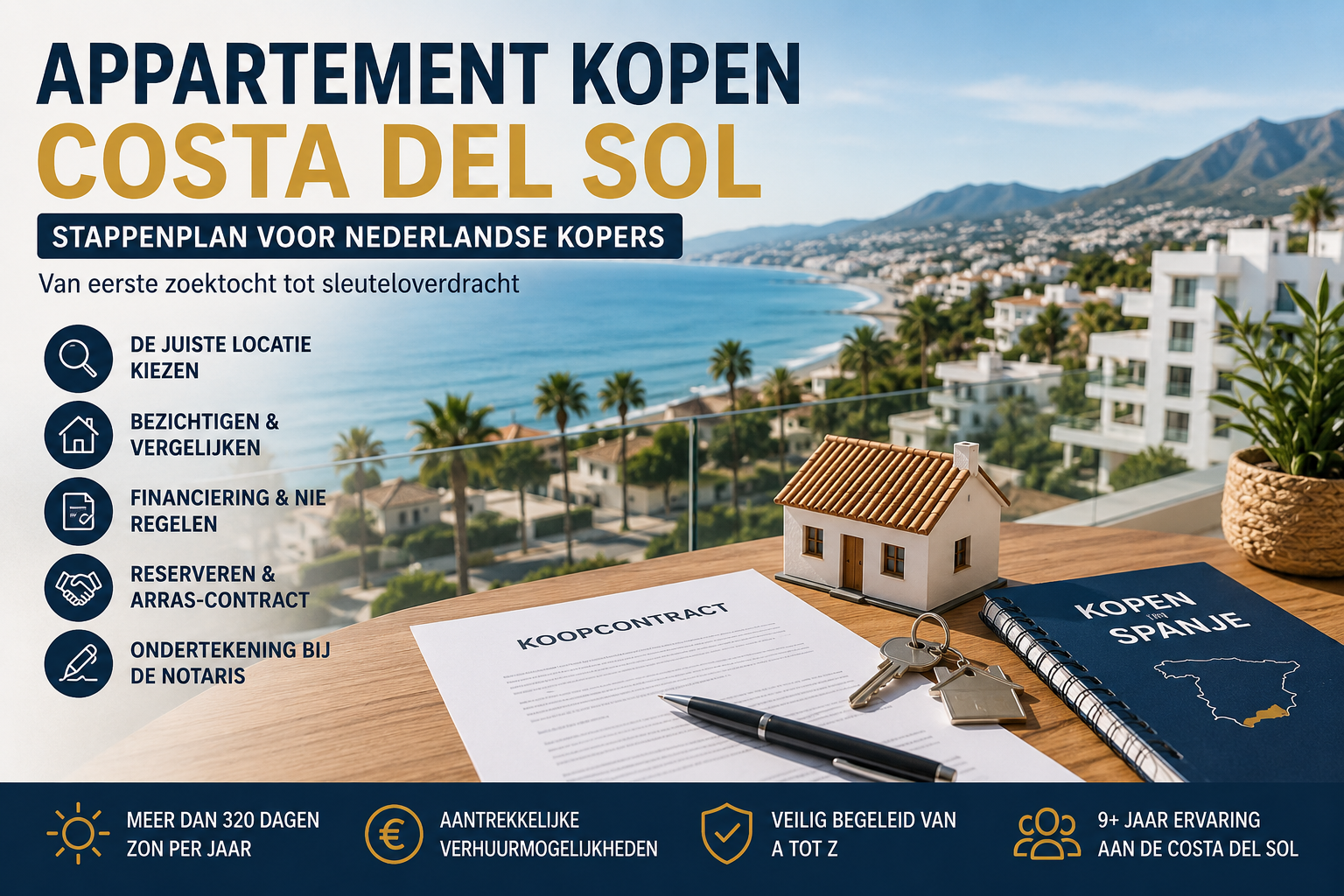 Appartement kopen Costa del Sol: complete gids voor Nederlandse kopers