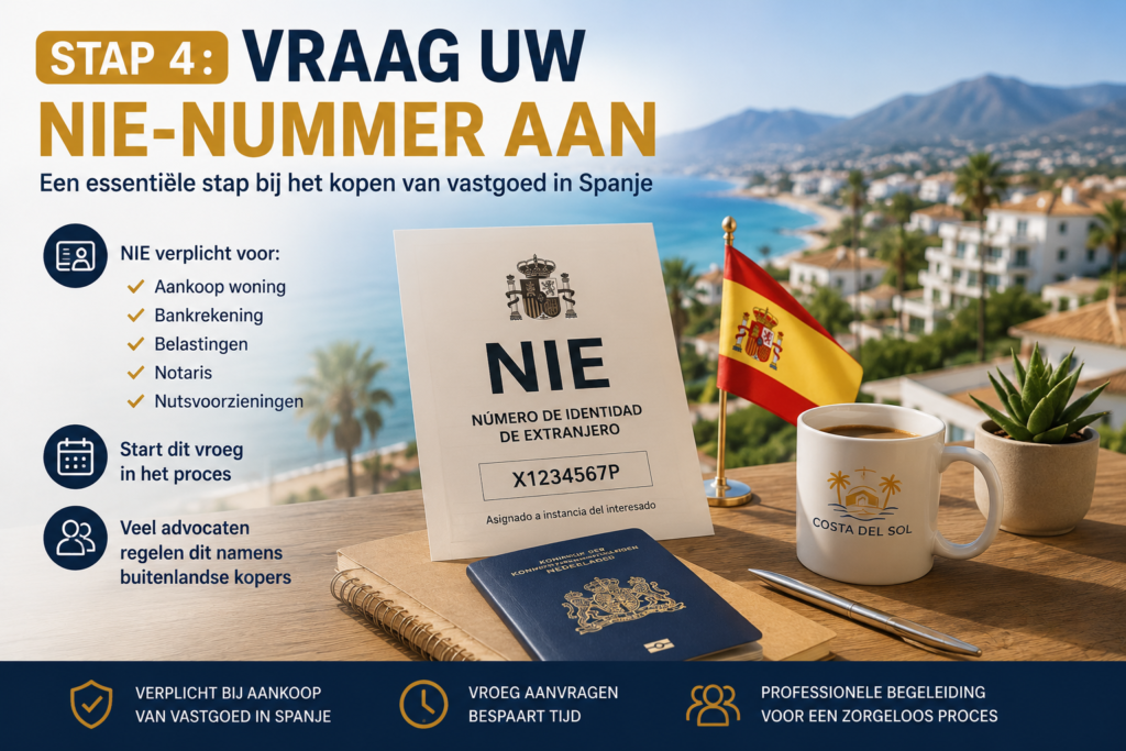 NIE-nummer aanvragen in Spanje voor Nederlandse kopers van vastgoed aan de Costa del Sol
